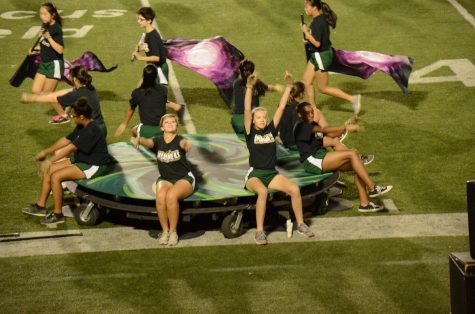 Color guard spins into season finale