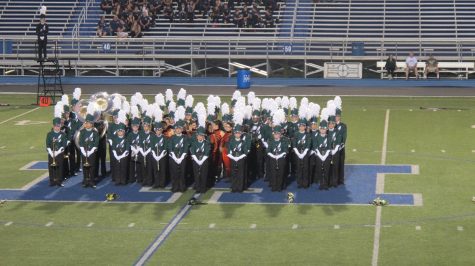 Band performs under the lights