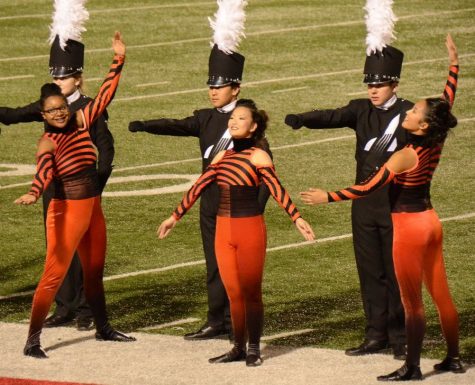 Color guard adds volume to Vortex