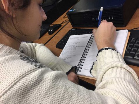 Writing through class