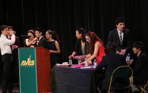 Students take stage