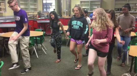 Physics students have electrifying final day of class