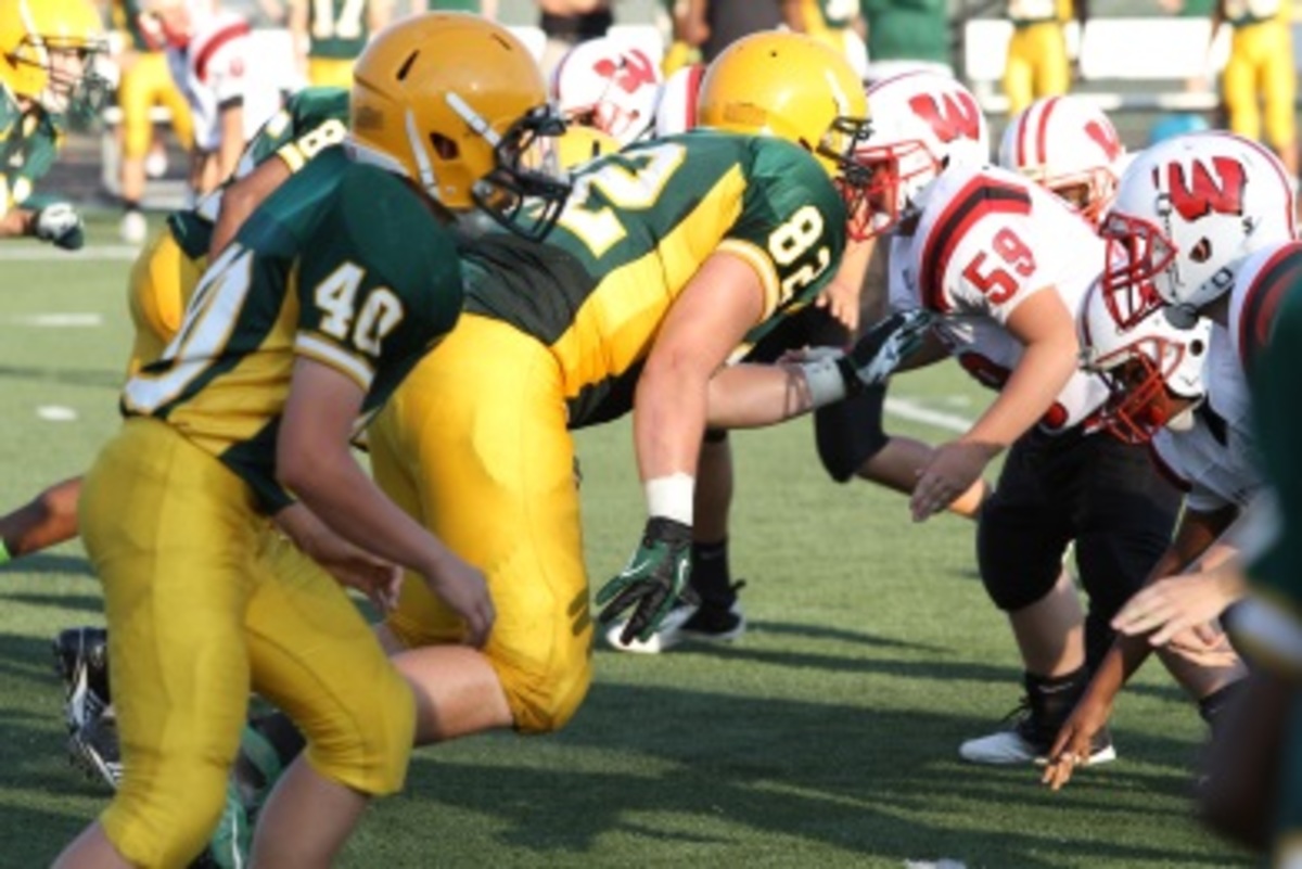 JV football and cheerleaders close the 2013 season