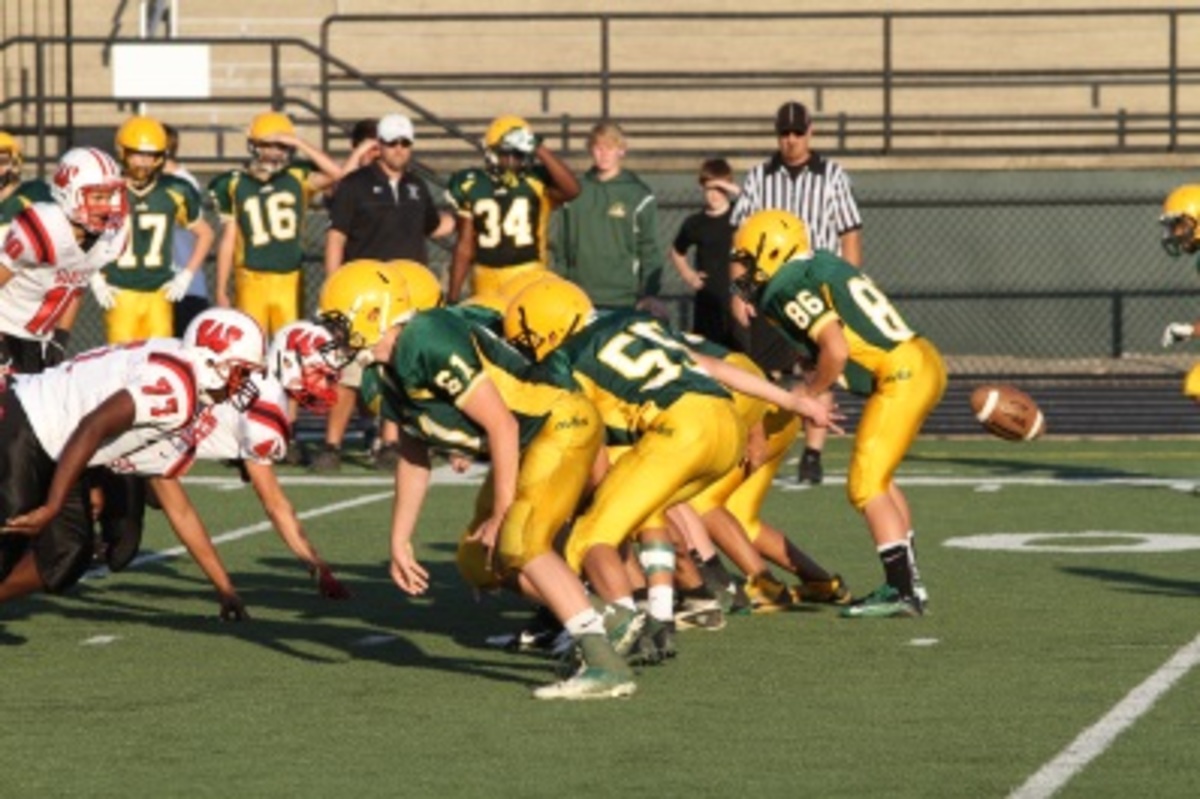 JV football and cheerleaders close the 2013 season