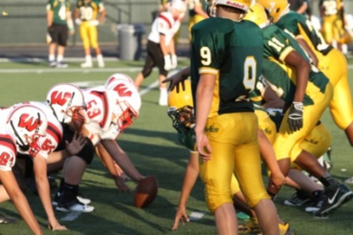 JV football and cheerleaders close the 2013 season