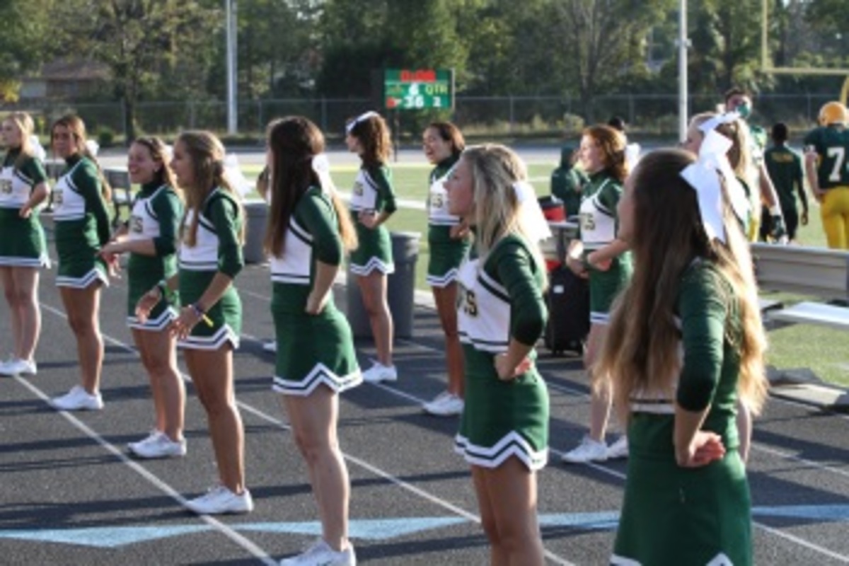 JV football and cheerleaders close the 2013 season