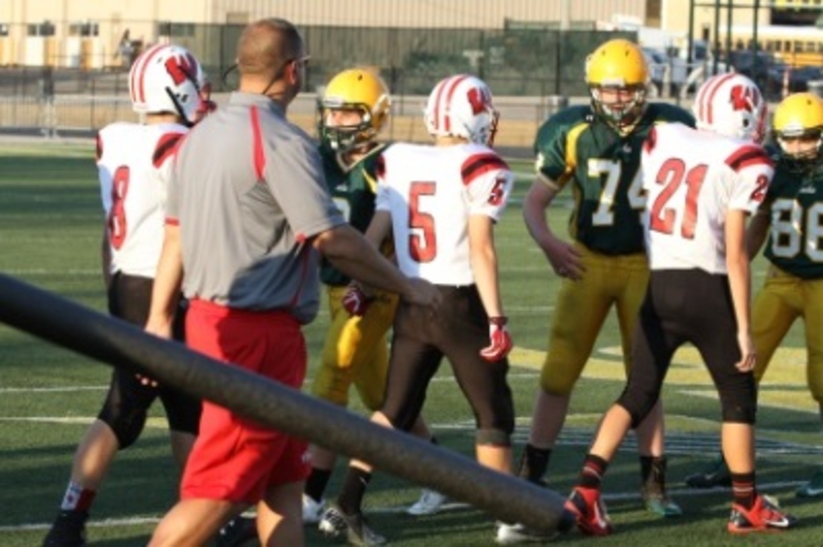 JV football and cheerleaders close the 2013 season