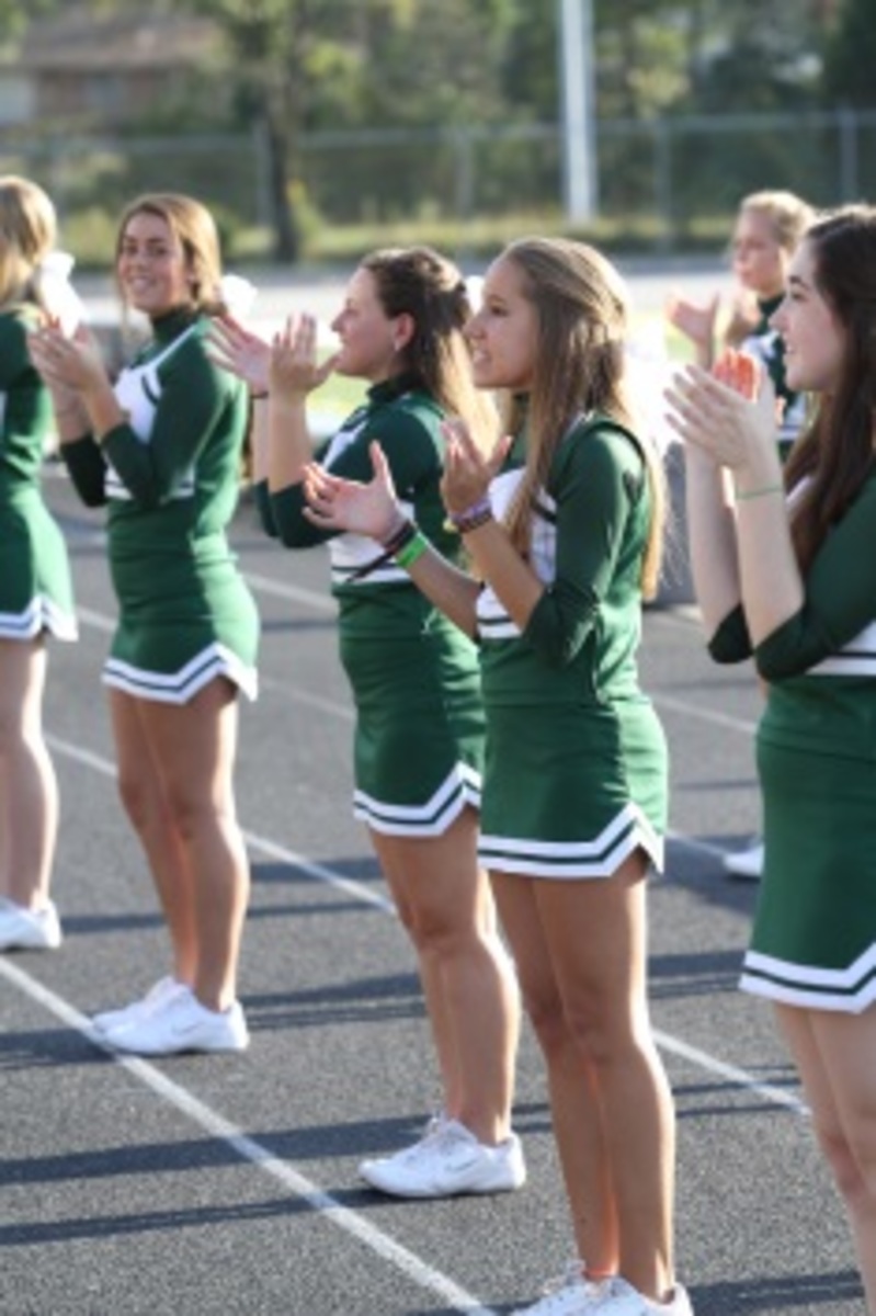 JV football and cheerleaders close the 2013 season