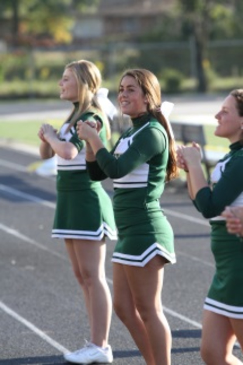 JV football and cheerleaders close the 2013 season