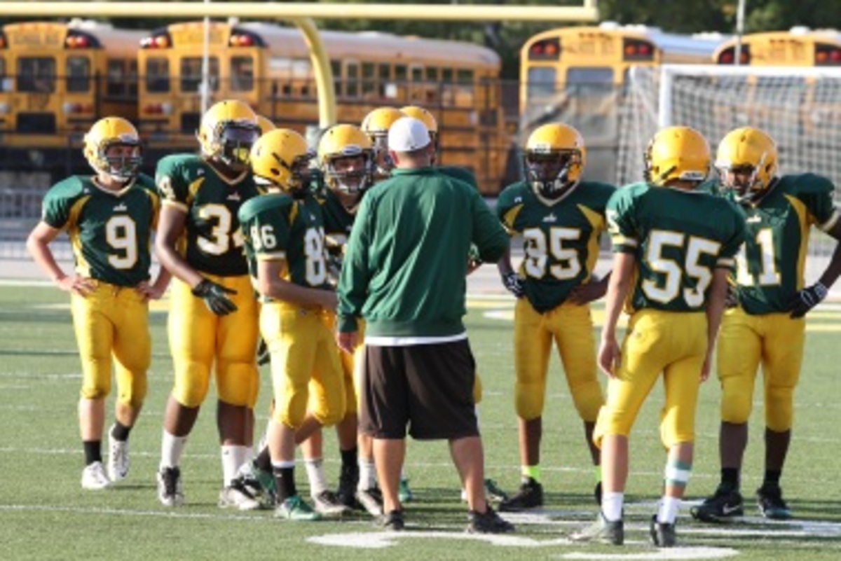 JV football and cheerleaders close the 2013 season