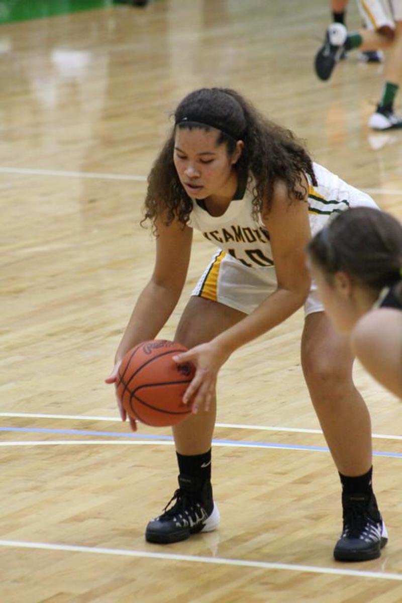 Girls Varsity basketball takes on Ursuline Academy