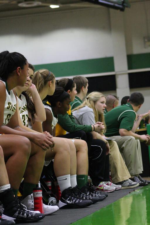 Girls Varsity basketball takes on Ursuline Academy