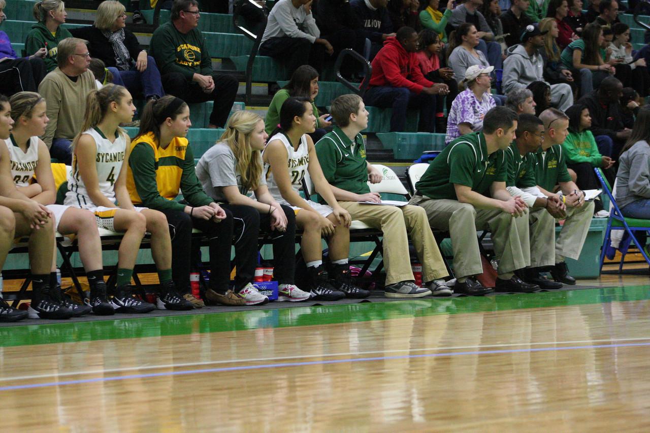 Girls Varsity basketball takes on Ursuline Academy