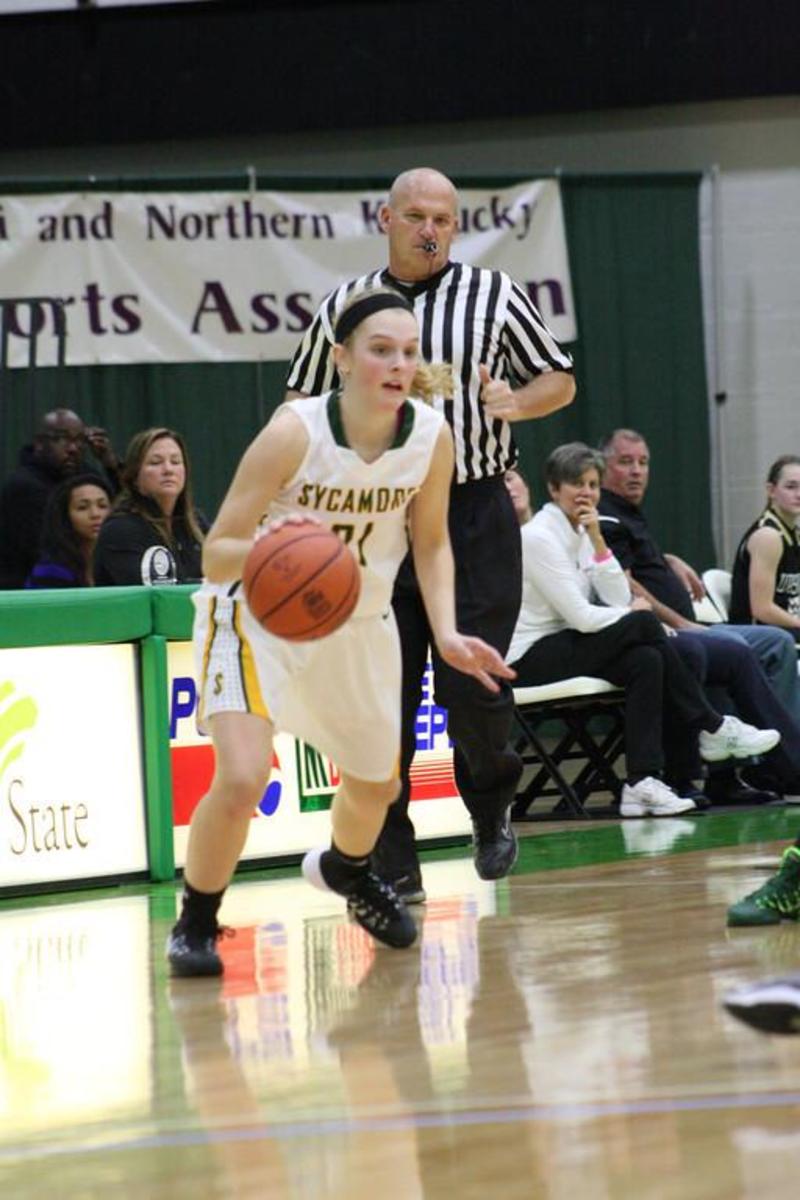 Girls Varsity basketball takes on Ursuline Academy