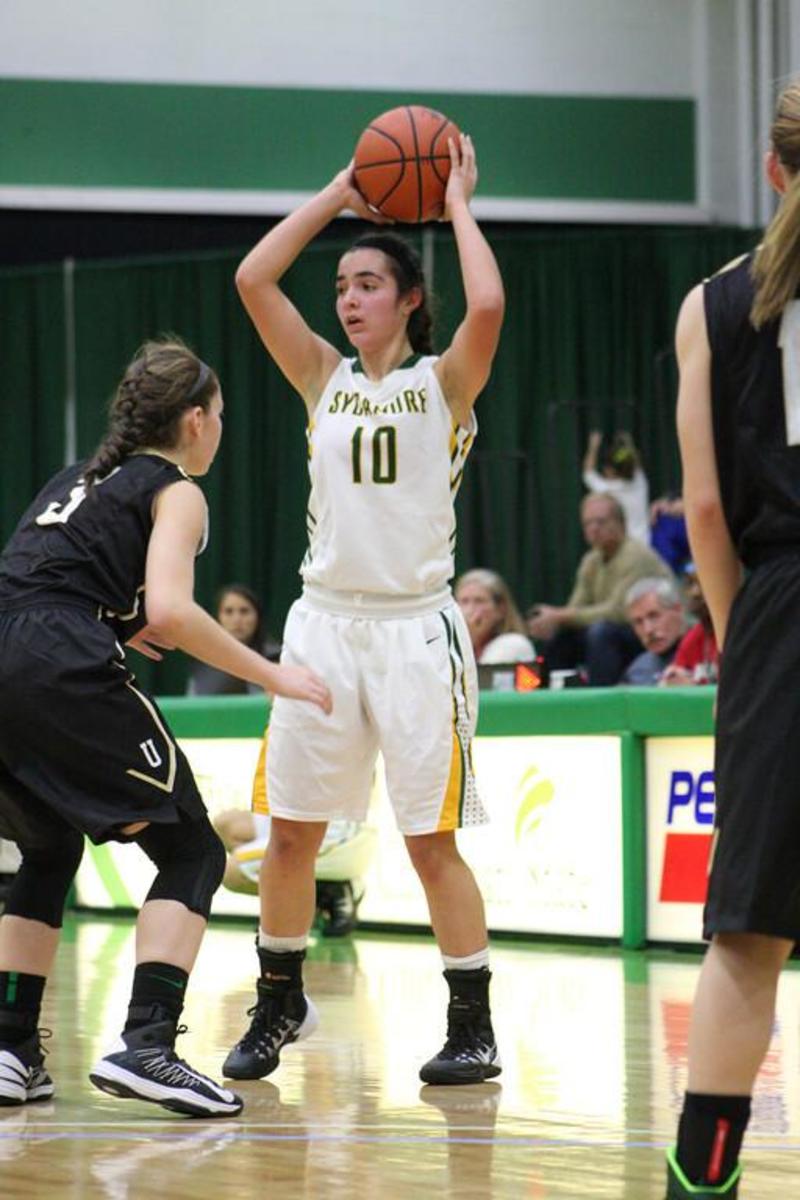 Girls Varsity basketball takes on Ursuline Academy