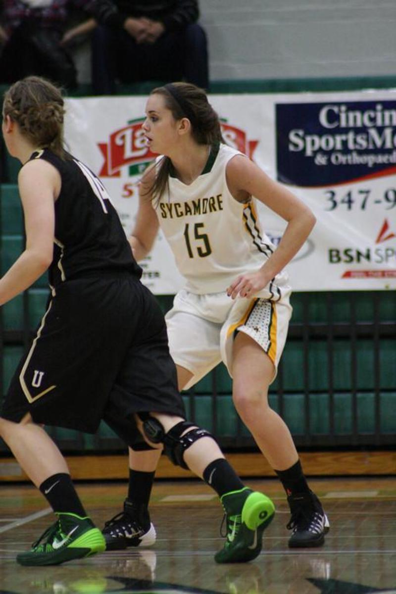 Girls Varsity basketball takes on Ursuline Academy