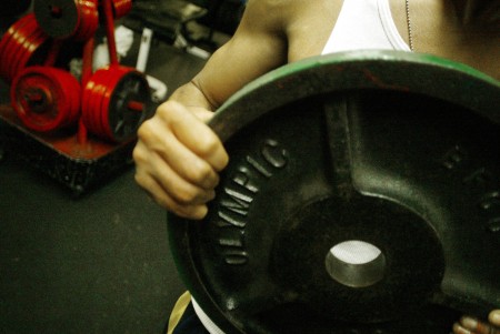 When weight lifting you have to use a bunch of things to get the right burn. The softball team uses the weights like these to work out. But they also do floor exercises to get back into shape. Photo courtesy of MCT photo.