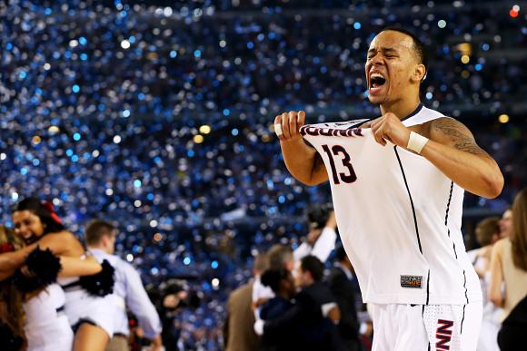 Shabazz Napier was named the Final Fours most outstanding player. He is in his last year at UConn and averaged 18 points, six rebounds and five assists this season. He led UConn to its fourth national championship and first since 2011 PC: Josh Patterson