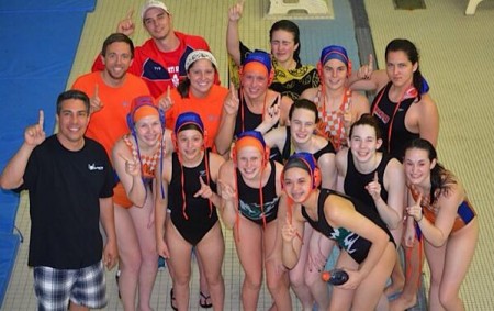 The Moose team poses after their final game which they won 7-3. Last year Moose was the first team from Ohio to make it to the Junior Olympics in California. The team hopes to make it to the Junior Olympics again. (Photo courtesy of Paul Split) 