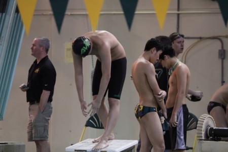 Rick Niu, 11 swims for both the high school team and the Cincinnati Marlins. His best events are the 200 IM and the 200 freestyle. “I really enjoy swimming and plan to continue it throughout my life,” said Niu. Photo Courtesy of McDaniel’s photography 
