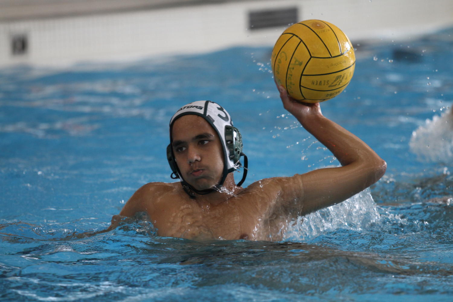 Boys JV water polo splashes into dual match