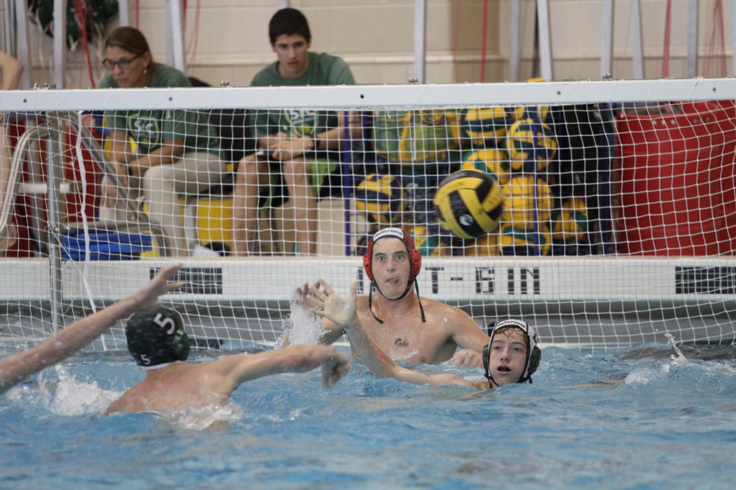 Boys JV water polo splashes into dual match