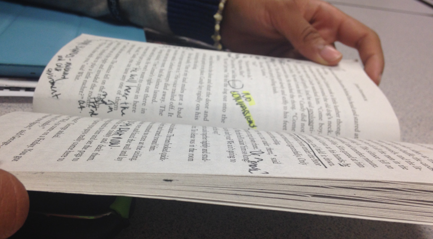  At all levels of language arts classes, students are expected to annotate, and the amount of annotations increases by level. Students are finding it hard to write thoughtful and plentiful annotations in such a time constraint, so they associate annotating with stress. An extra day or two to read each chapter would minimize stress and make annotating a little more enjoyable. 