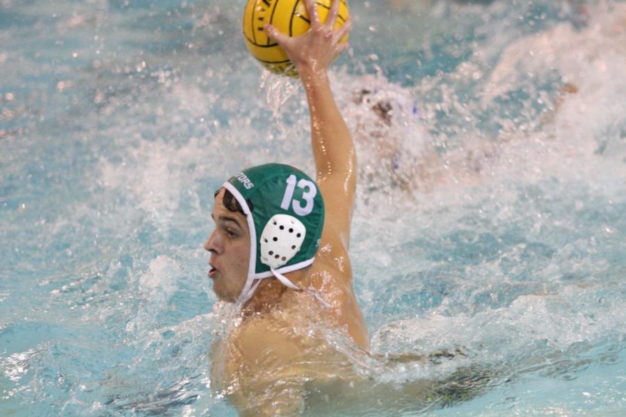 Senior Mark Hancher is one of eight graduating seniors. The water polo team is in desperate need of more freshman to replace them. Lack of interest in the sport has caused some concern about future success for the team.