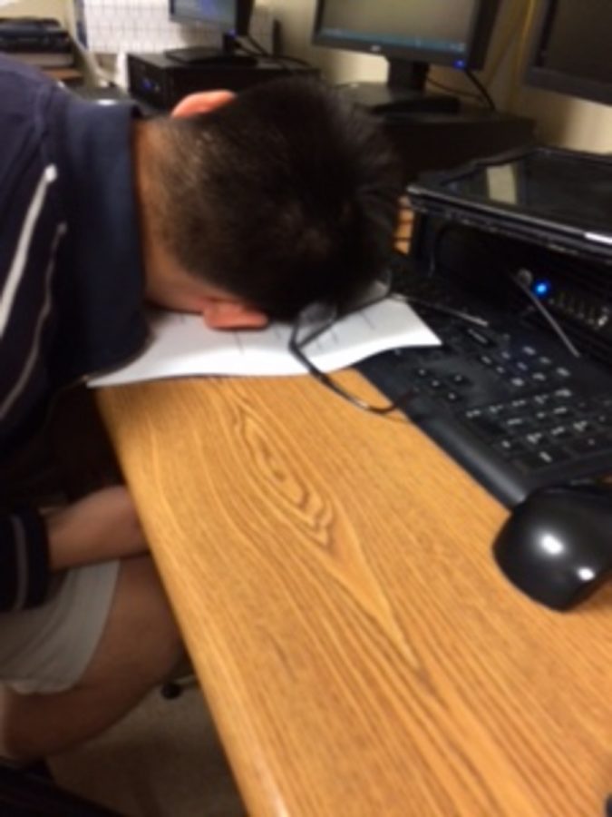 Students fall asleep all the time in class due to sleep deprivation. Studies have shown that approximately 45 percent of the world is not getting enough sleep. There is a likely inverse relationship between lack of Z’s and As and Bs. 