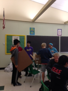 Members assemble boards and practice moves.  GMC matches are on Tuesdays and Thursdays .  Meetings are in room 230. Photo Credit:  Jacob Englander