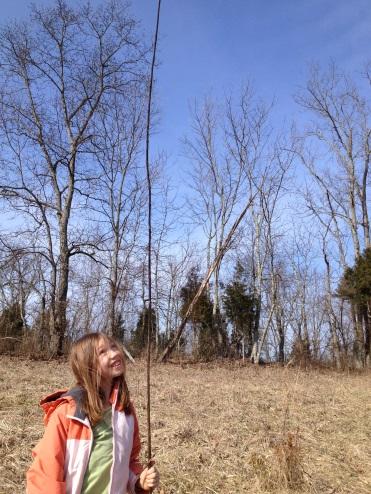 Veronica Looney enjoys a beautiful fall day outdoors. Her mood matches the bright blue sky. Some studies say that there is a relation between climate and self-reported happiness. 