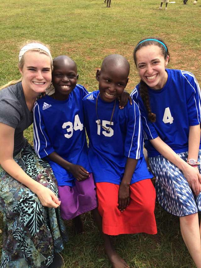 A member of Unified for Uganda, senior Talia Bailes, visited Uganda over the summer. Bailes was selected to attend the Mayerson workshop to represent the club with senior Jennifer Adamec. Garden Club and engineering representatives were also in attendance. 