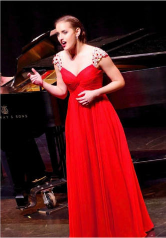 Elizabeth Rosenberg, 14, performs at the Overture Award finals in the Vocal Music category. She represented the Karl Resnik Studio. Rosenberg is now studying vocal performance at the Baldwin Wallace University Conservatory of Music.