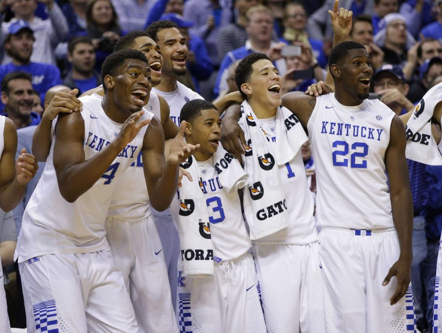 Kentucky’s starting five is one of the most talented in the country, but what makes them special is that they have a second starting five. A platoon system, as Coach John Calipari calls it, is when you have two groups of five that rotate in and out of the game. Kentucky has two units of five that can beat anyone’s best five. PC: MCT Photo