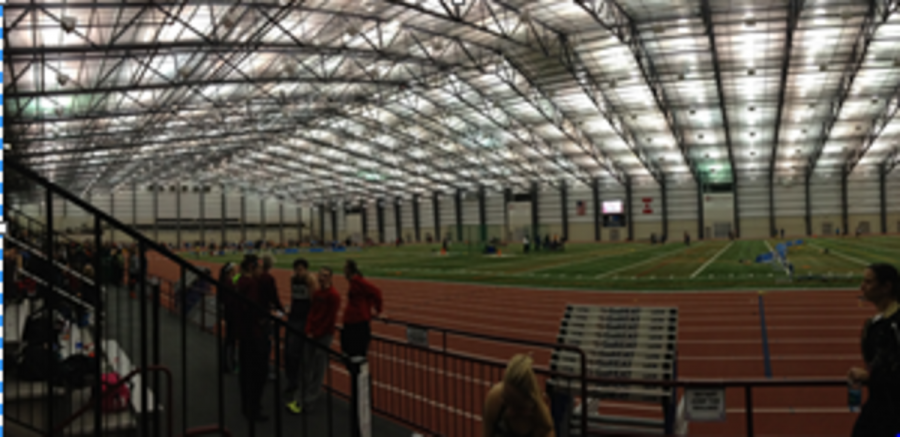 The SPIRE Institute proclaims itself to have a “unique capacity to simultaneously host clubs, leagues, tournaments and championship events no matter the weather or the season,”. The 750,000 sq. foot complex features an uncommon 300 meter track. The usual outdoor track is 400 meters and the common indoor track is 200 meters. Photo Courtesy of Meghan DiGiovanna.