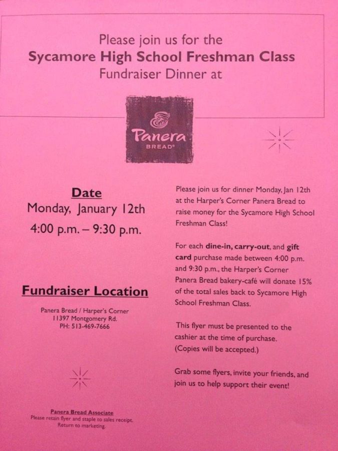 The class of 2018 is holding a fundraiser today at the Harpers Panera. The proceeds will go towards funding events for the freshman class and eventually toward funding their prom. The freshmen get 15 percent of all the purchases made so grab a flyer and support your fellow Aves.
