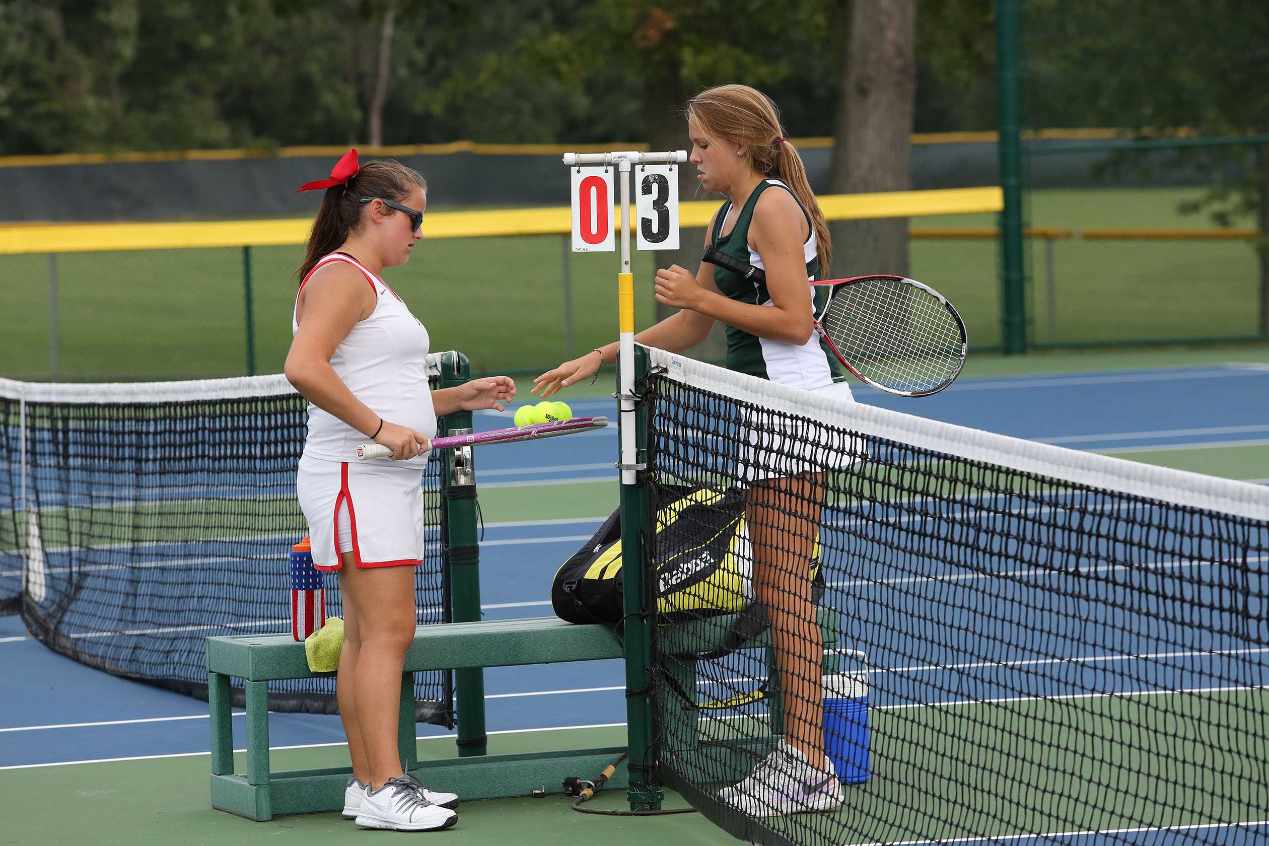 Game, set, match: tennis players ace competition