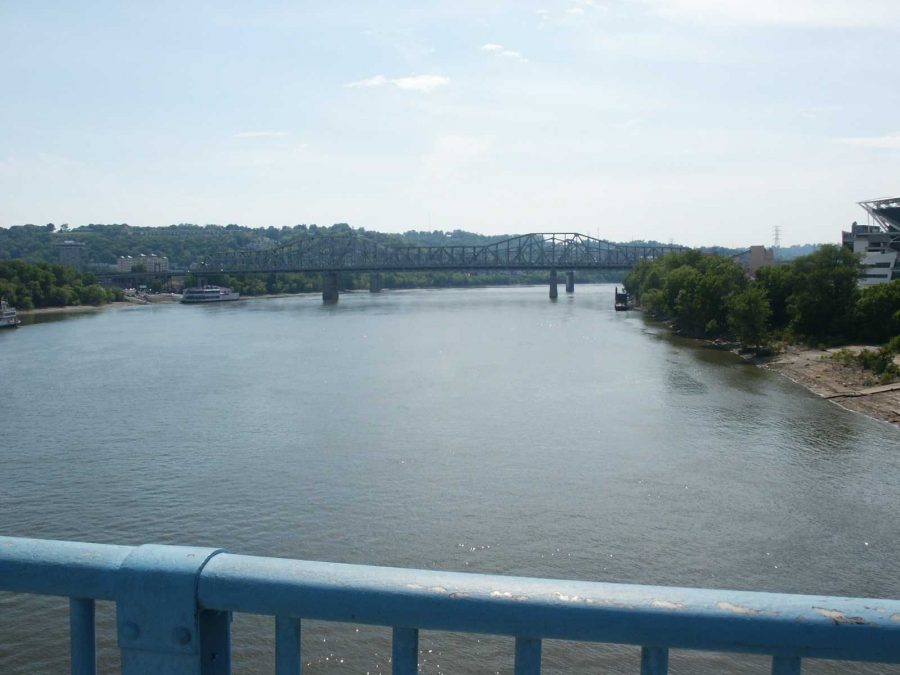 This photo is a shot of the Ohio River during summer. Now that spring is near, the Ohio River is slightly flooded, causing problems to settlements on the river. Roads are being flooded, and buildings are being flooded or damaged. Authorities say that the rainstorms may make things worse. Photo courtesy of MCT Photo. 