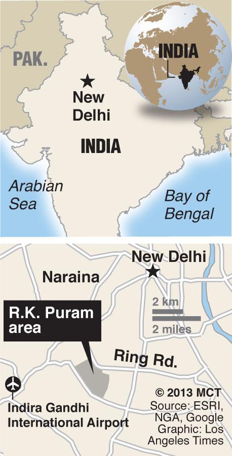 Rk Puram Delhi Map Map Locating R.k. Puram Area South Of New Delhi, India – The Leaf