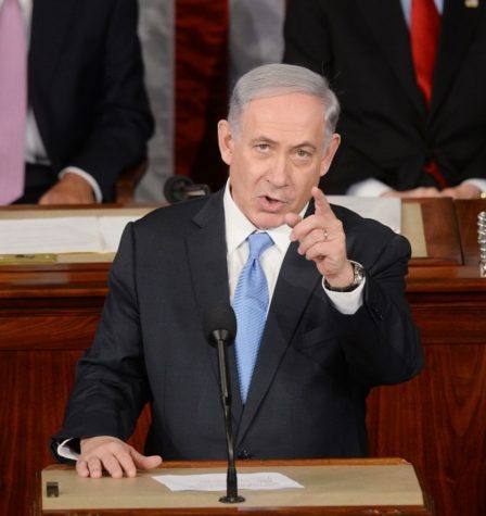 Israeli Prime Minister Benjamin Netanyahu talked in front of Congress on Mar. 3 2015. The speech was about trying to the United States to put sanctions against Iran's nuclear program.  The Iranian nuclear sights have reached 300 total available facilities. Photo courtesy of MCT Photo