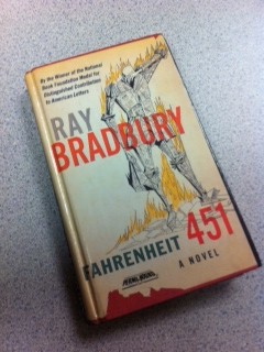 The freshman English 9 accelerated class begins reading Fahrenheit 451. The books are available for purchase at the bookstore for $8. “I like reading books for class because talking about it with everyone makes me understand more. Also, because I have to read it for class I have motivation to actually read at all,” freshman Yasmine Guedira said.
