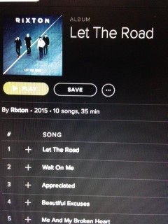 Let The Road is available on both iTunes and Spotify. On iTunes the album costs $7.99 and has 12 songs included. On Spotify, the band has over 87 million plays on “Me and my Broken heart”, and millions more on their album. 