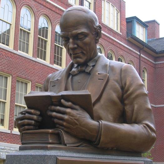 Located at Miami University in Oxford, Ohio, here is a statue of McGuffey reading a book. He is best known for his series of textbooks called the McGuffey Readers. He held several jobs during his life all in the education field. 