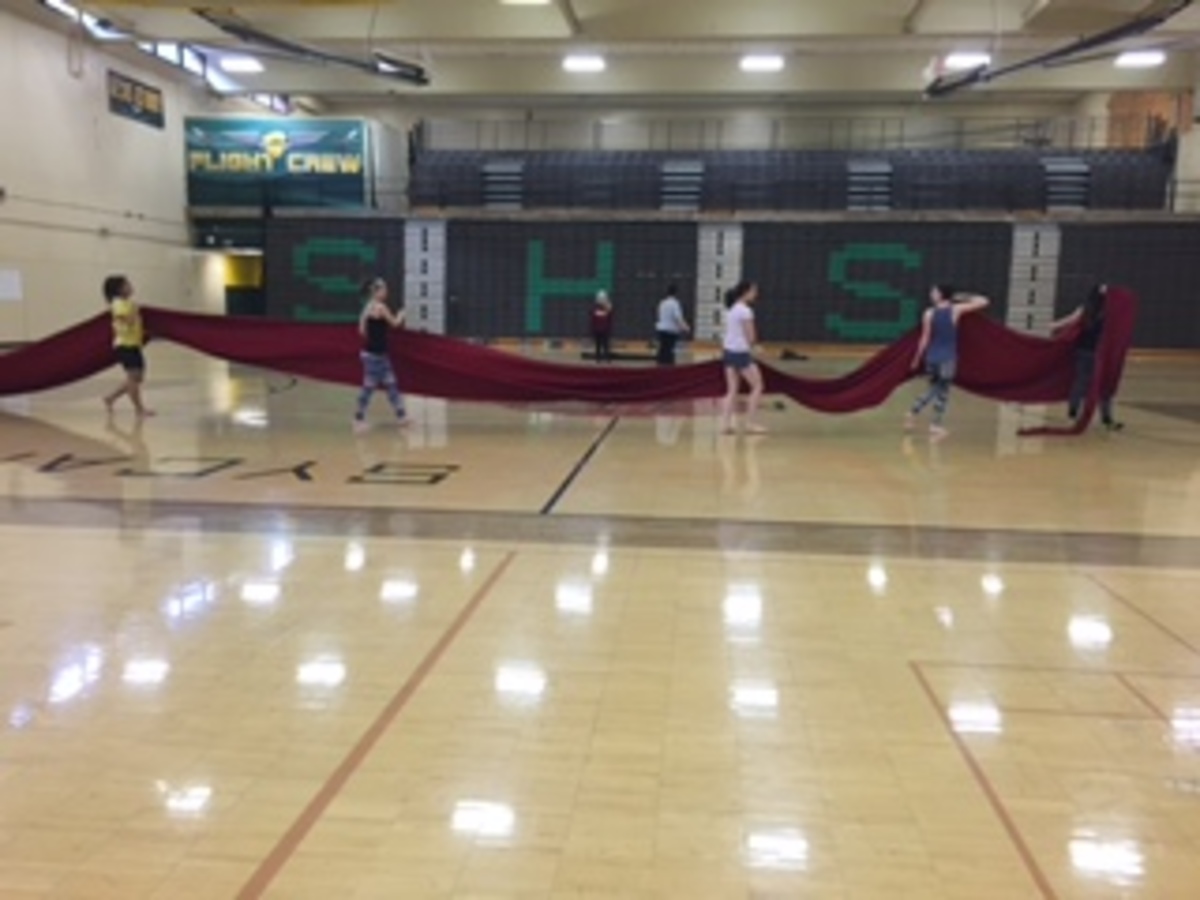 The Winterguard stretches into spring