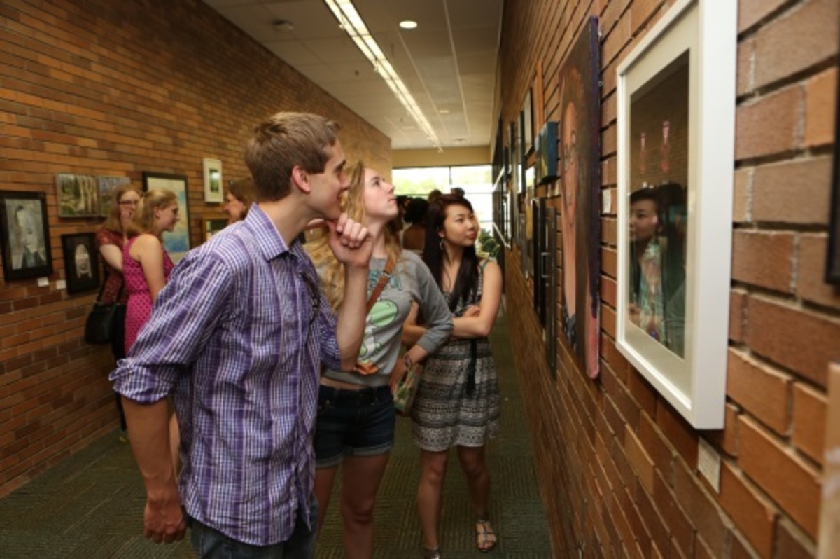 Seniors set down brushes, hang up work