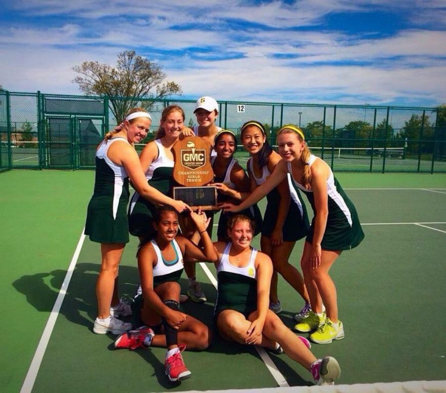 e crew finished their season with a winning record of 16-3 overall. 
Freshman Leah Wallihan; juniors Alexa Abele,
Brianna Dooley, Caroline Gao, Amanda Peck, and 
Maggie Skwara; and seniors Jamie Pescovitz and 
Sneha Rajagopal above. The tournament was played at Mason Middle School against Mason, Lakota East, Lakota West, Oak Hills, Hamilton, Princeton, Colerain, Fairfield, and Middletown. The runner-up to Sycamore was Mason with a player in the finals of each bracket except for first singles. 