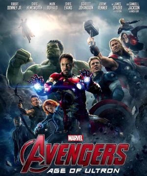 This is the cover for the new Avengers: Age of Ultron film. The photo shows heroes Nick Fury, Hawkeye, Black Widow, Hulk, Iron Man, Captain America, and Thor, along with new characters Scarlet Witch, Quicksilver, and Vision. The second film in the Avengers series, the opening weekend was the second biggest of all time. (PHOTO BY MCT PHOTO) 
