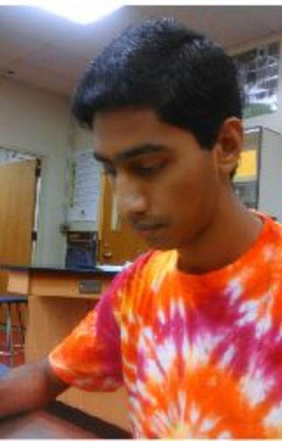 Senior+Divyesh+Balamurali+is+studying+for+science+bowl.+He+was+selected+as+the+leader+of+sciencebowl.+He+was+the+only+student+exemped+from+the+tryout.