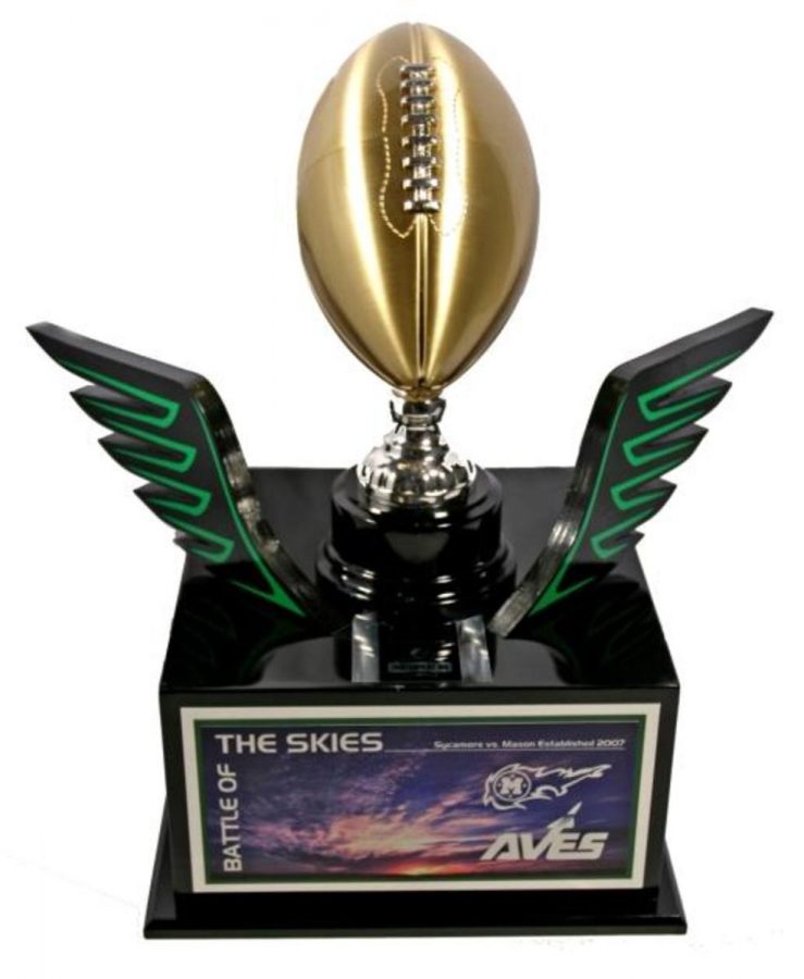 The Battle of the Skies trophy has been retained by SHS the past three years. This game always marks the end of the regular season. A spot in the playoffs is usually at stake as well.