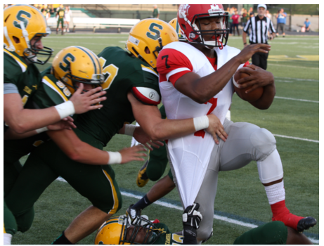 It was the weakest performance by the boys Varsity football team.  They never led Middletown in their blowout loss. This was the largest loss this season.